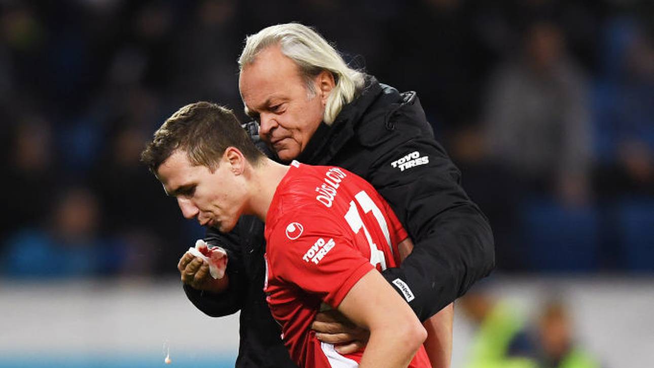 Nasenbeinbruch bei Fortuna-Profi