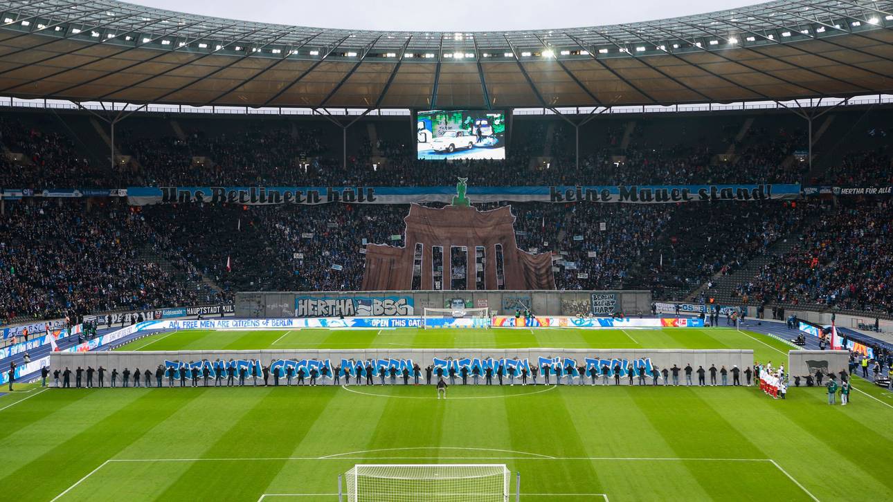 Mauerfall-Choreo in Berlin