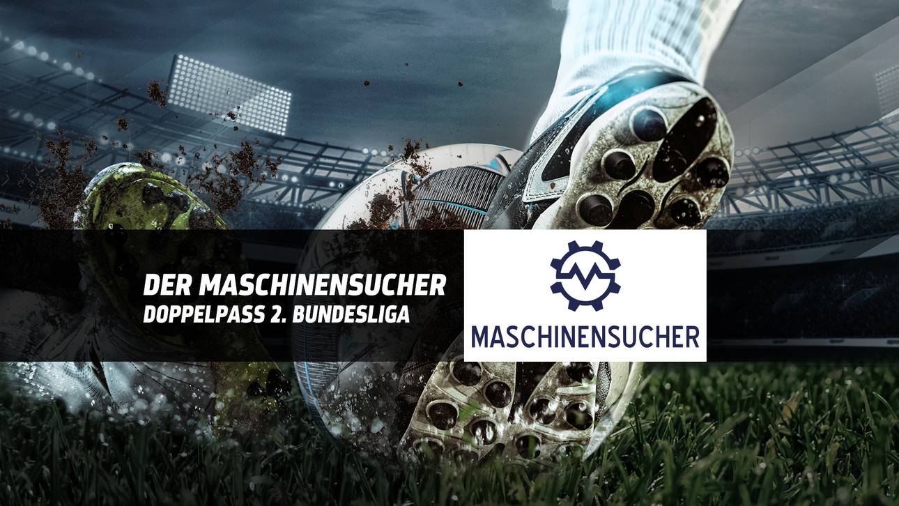 Titelsponsor für neues Talkformat zur 2. Liga: „Der Maschinensucher Doppelpass 2. Bundesliga“ ab sofort jeden Montag live ab 21:45 Uhr auf SPORT1