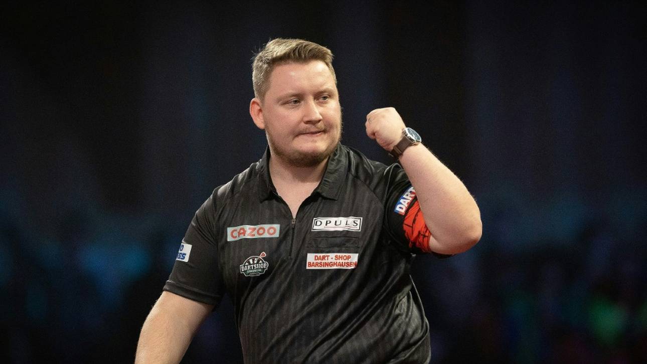 Darts: Schindler erstmals im Viertelfinale der UK Open