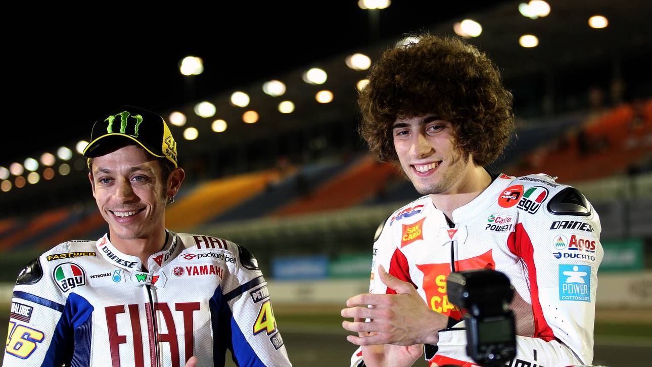 Valentino Rossi war Idol und Freund für Marco Simoncelli
