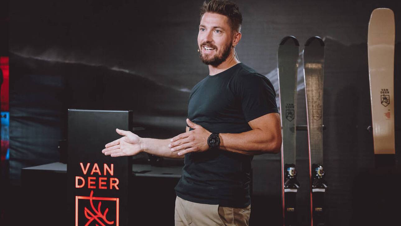 Marcel Hirscher bei der Präsentation der Marke Van Deer im Sommer 2021