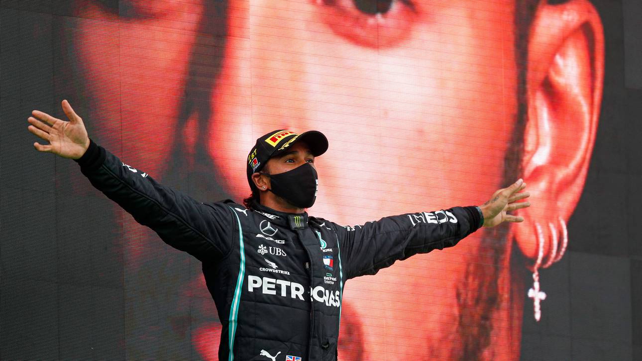 Hamilton-Rekord trotz Wadenkrampf