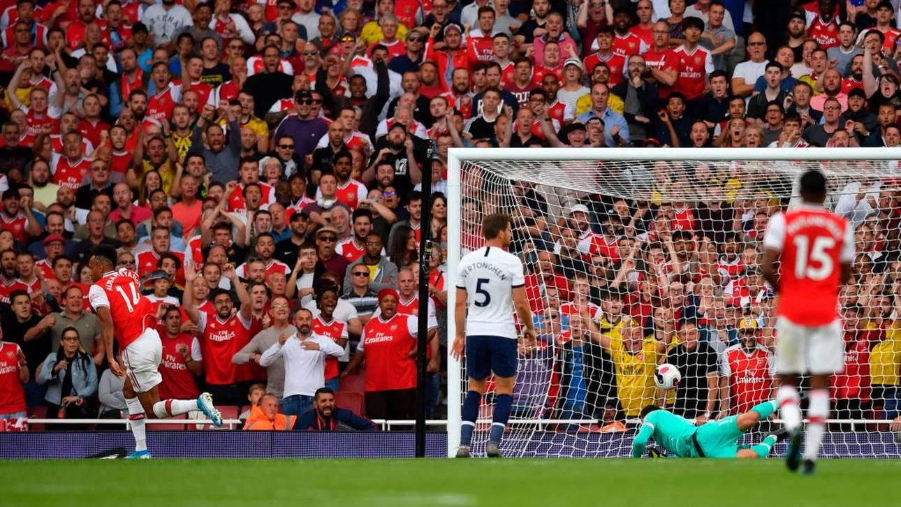 Aubameyang rettet Arsenal im Derby