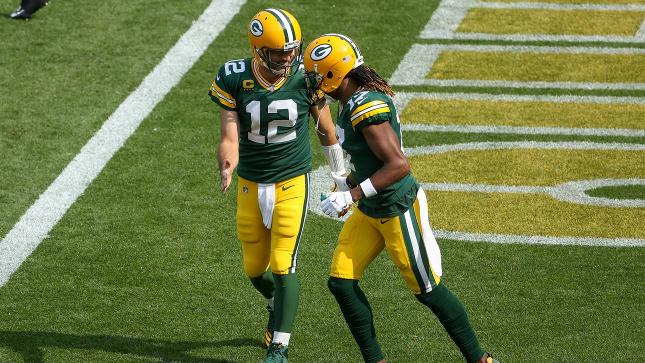 Zwischen Aaron Rodgers (l.) und Davante Adams herrscht eine besondere Chemie
