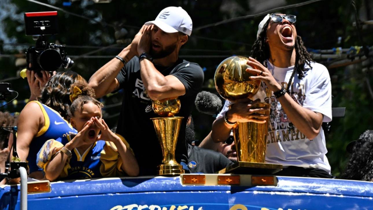 Zehntausende feiern Warriors