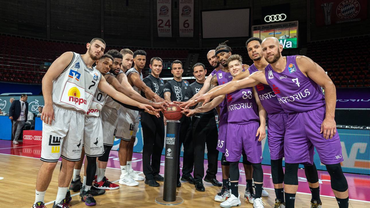 BBL mit Anti-Rassismus-Aktion