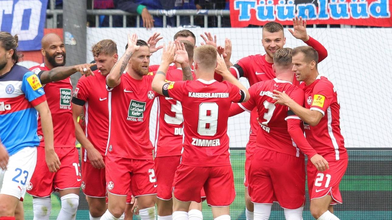 Kaiserslautern in 2. Liga angekommen
