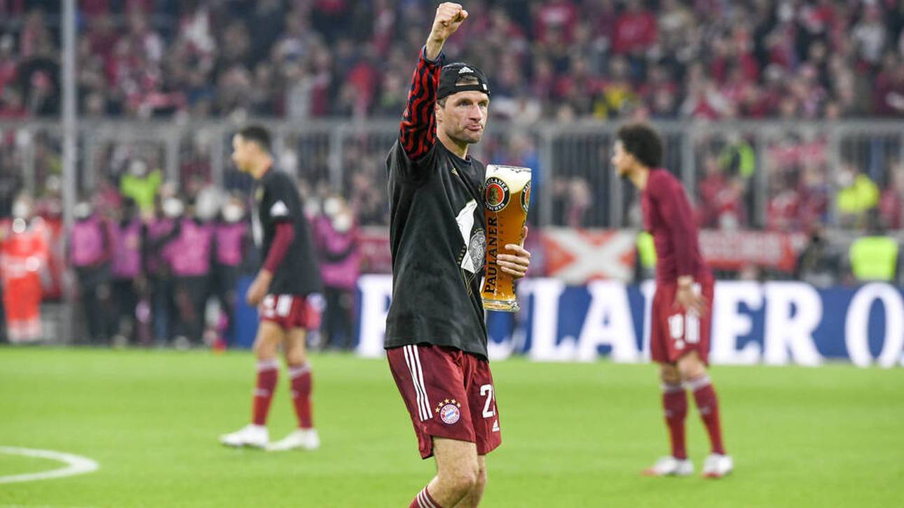 Allianz Arena leuchtet für Müller