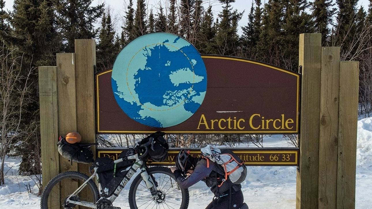 Weltrekord! Radsportler umrundet Arktis