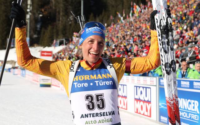 Biathlon Wm In Antholz Vanessa Hinz Gewinnt Silber Uber 15 Im Einzelrennen