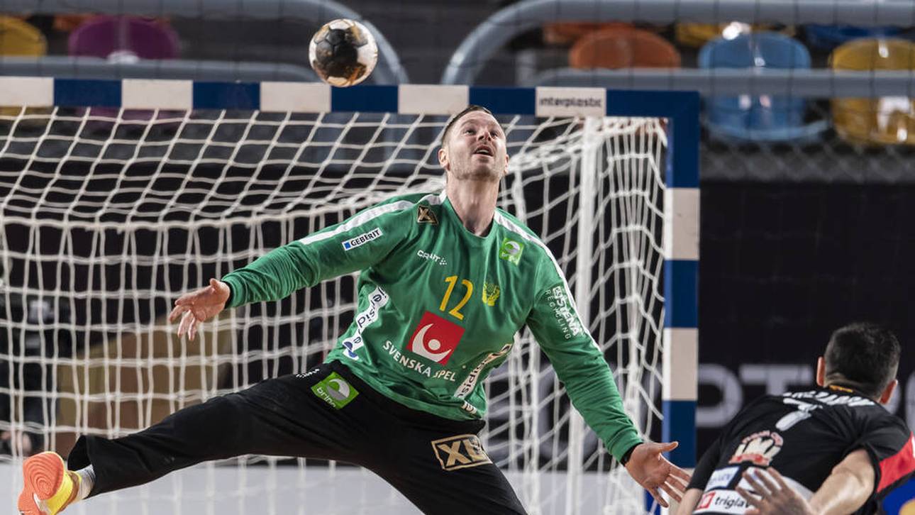 Andreas Palicka von den Rhein-Neckar Löwen ist Schwedens großer Rückhalt