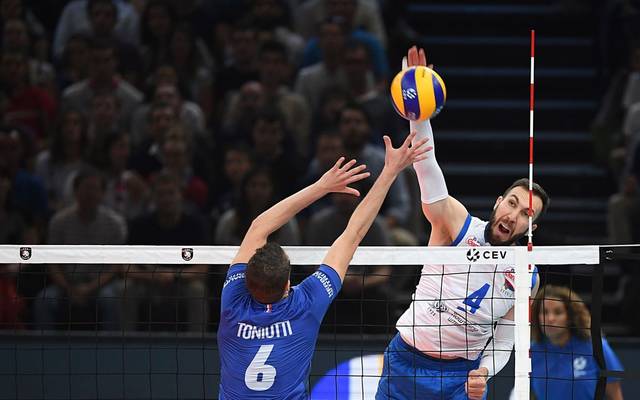 Volleyball Em Männer Serbien Nach Sieg über Frankreich Im