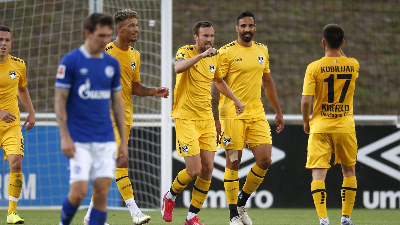 Uerdingen spottet über Schalke