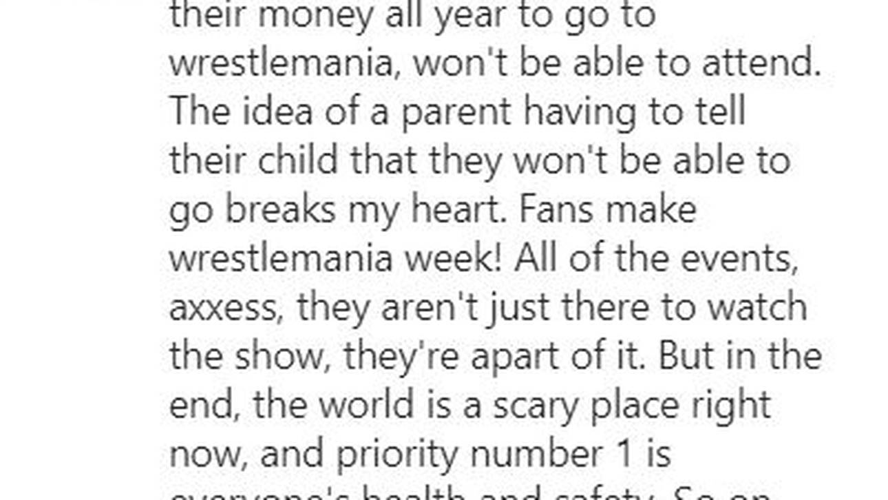 Das Statement von Sasha Banks