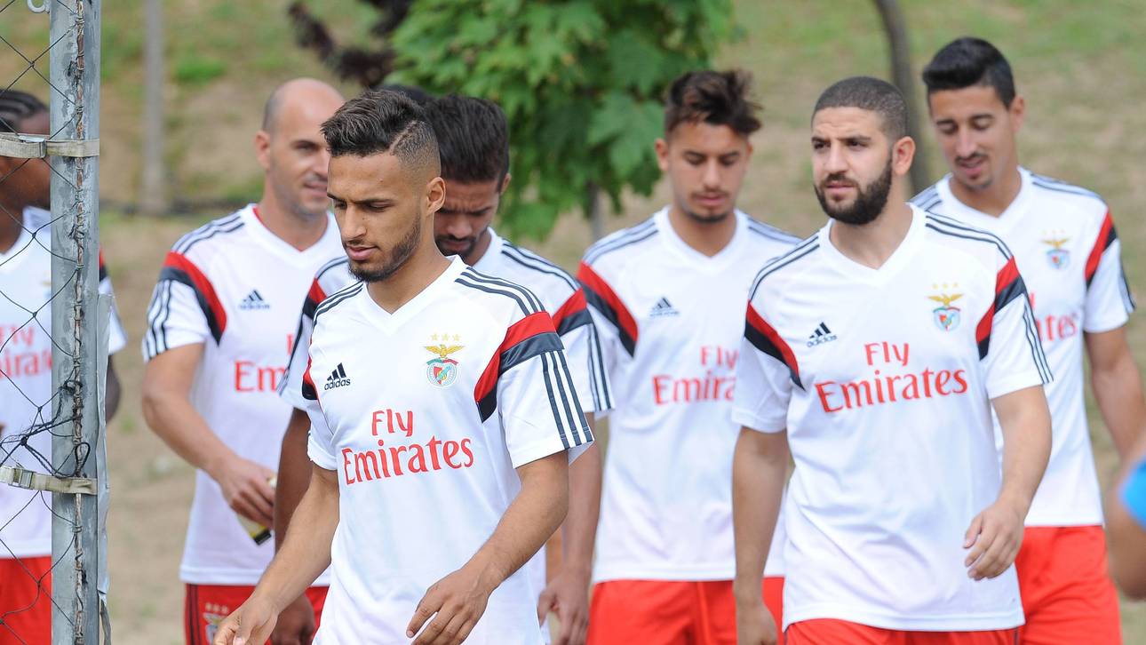 Hany Mukhtar im Training von Benfica Lissabon