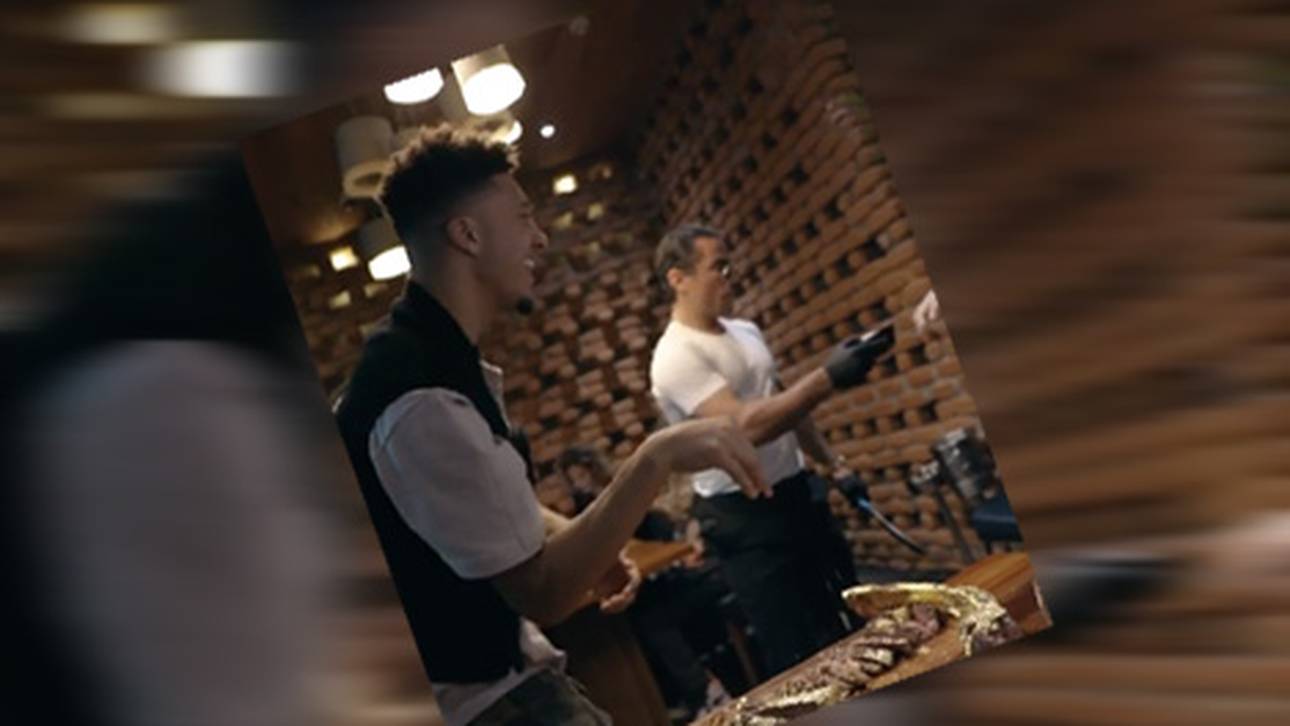 Sancho genehmigt sich Gold-Steak