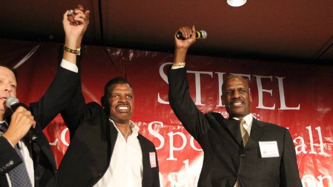 Die Box-Brüder Leon und Michael Spinks im Jahr 2016