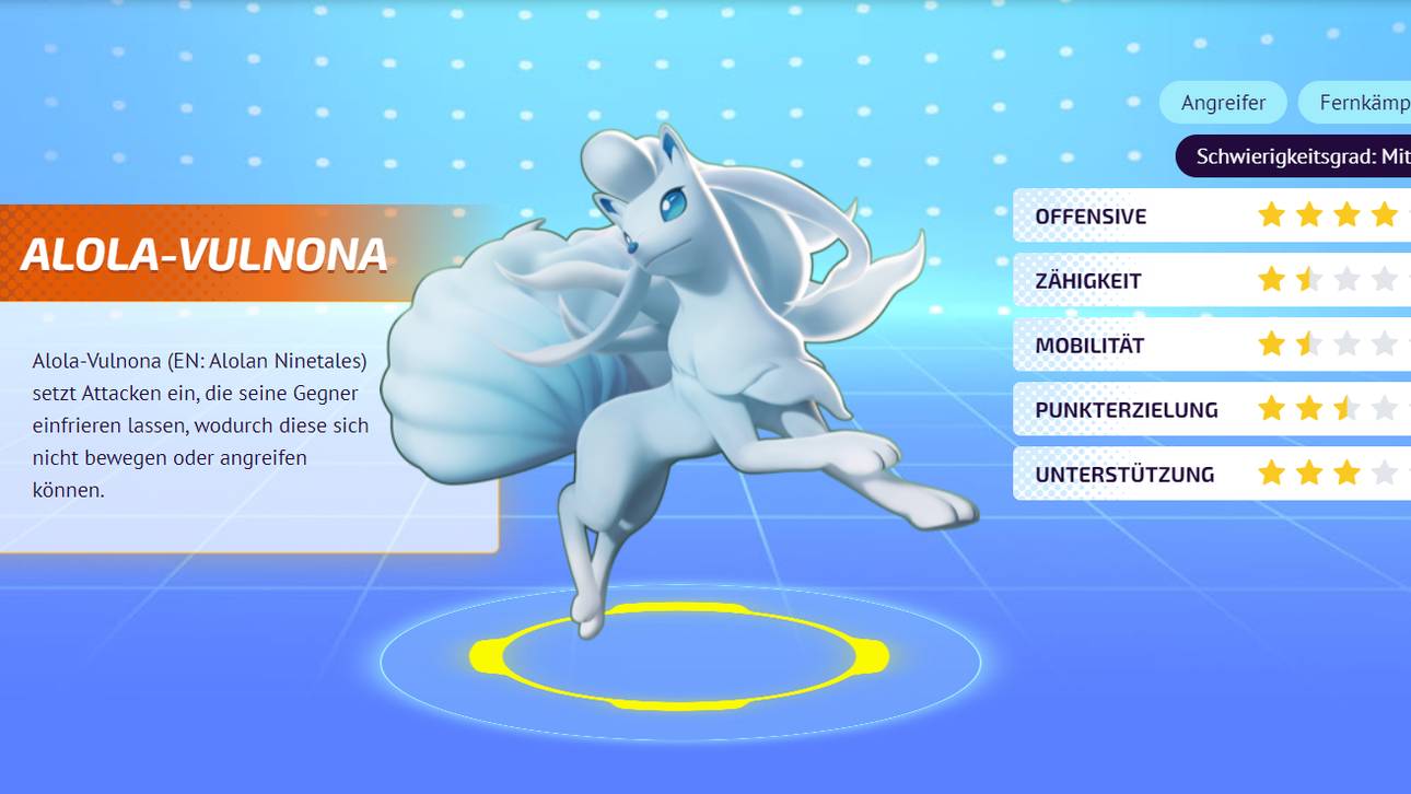 Pokémon Unite Guide: Alola-Vulnona Attacken & Items