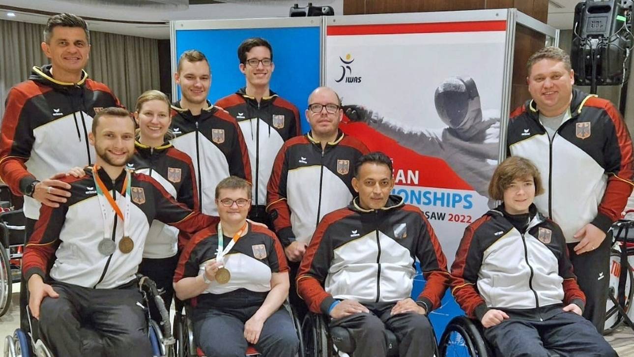 Drei EM-Medaillen für deutsche Rollstuhl-Fechter
