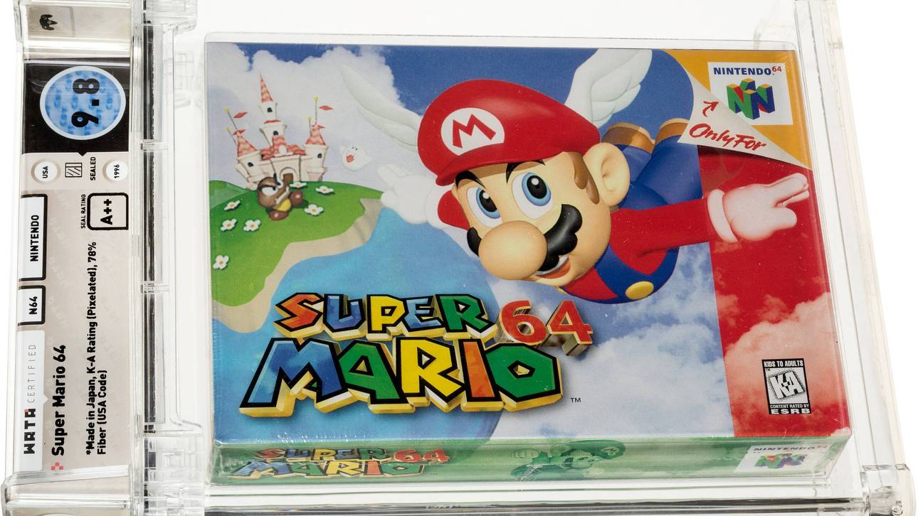 1,5 Mio.! Rekordpreis für Super Mario