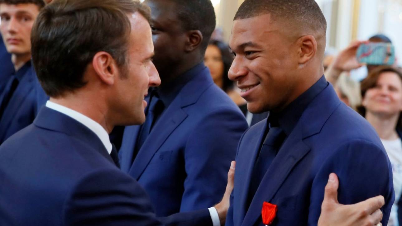 Frankreichs Staatspräsident adelt Mbappé