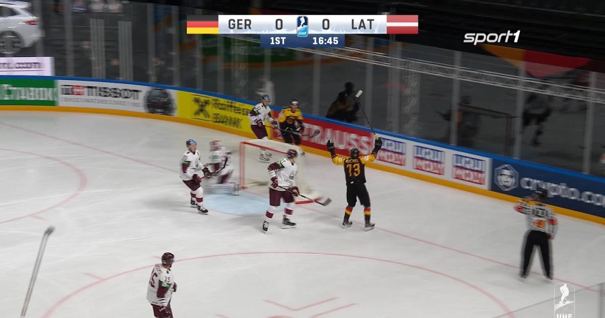 Eishockey Wm Deutschland Lettland 2 1 Tore Und Highlights Im Video