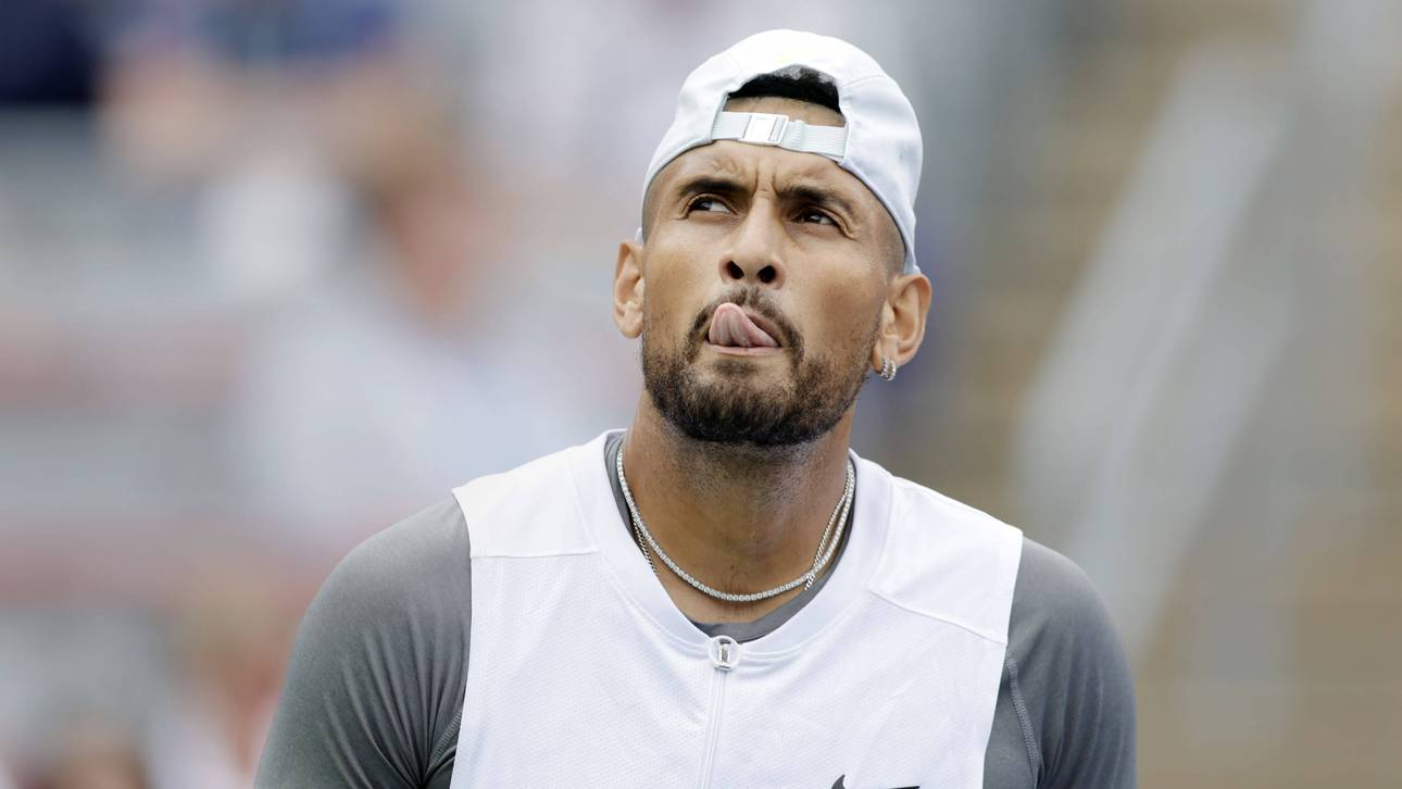 Kyrgios mit emotionaler Botschaft
