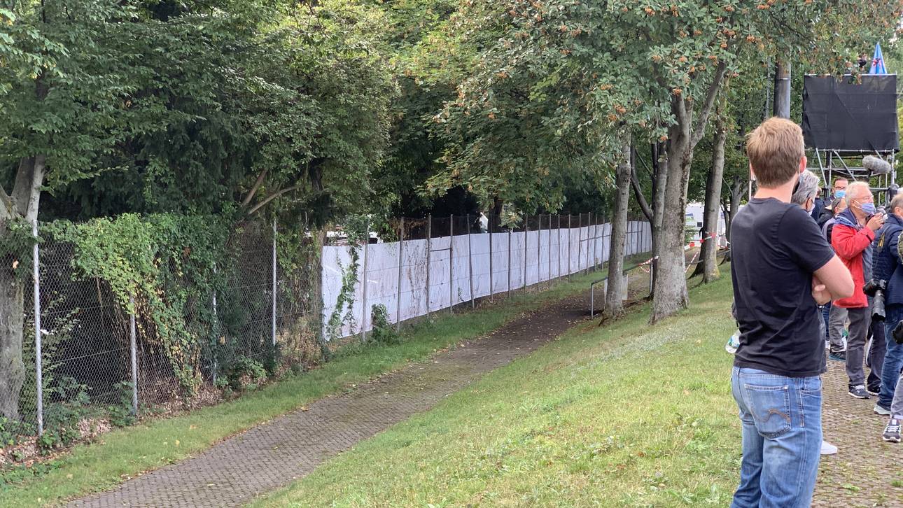 Sicherheitsmaßnahmen beim DFB in Stuttgart