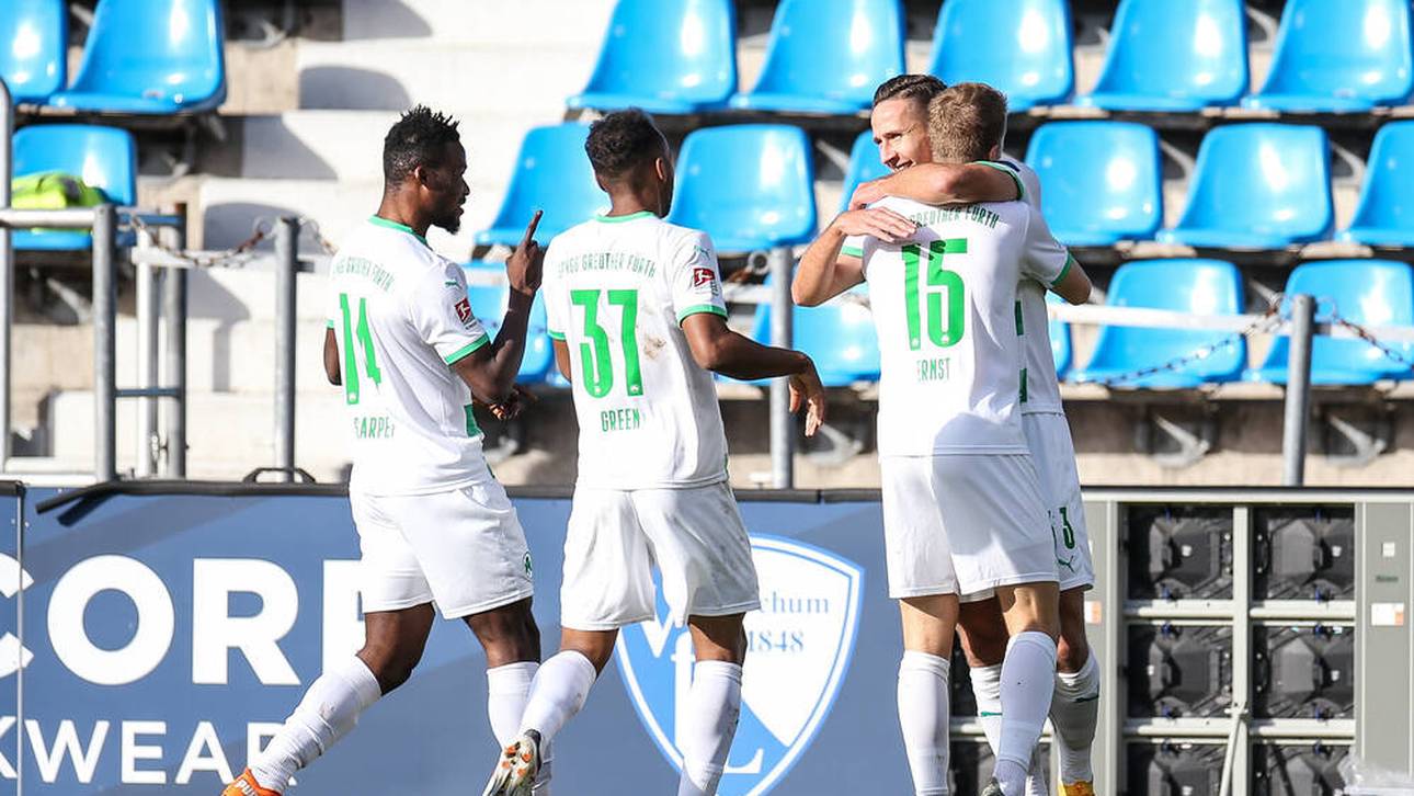 Fürth bleibt HSV auf den Fersen