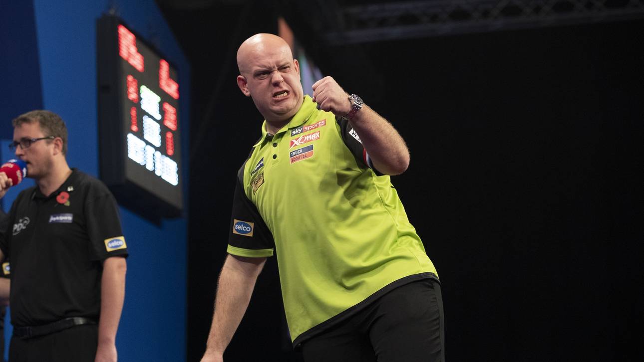 Van Gerwen macht Achtelfinale klar