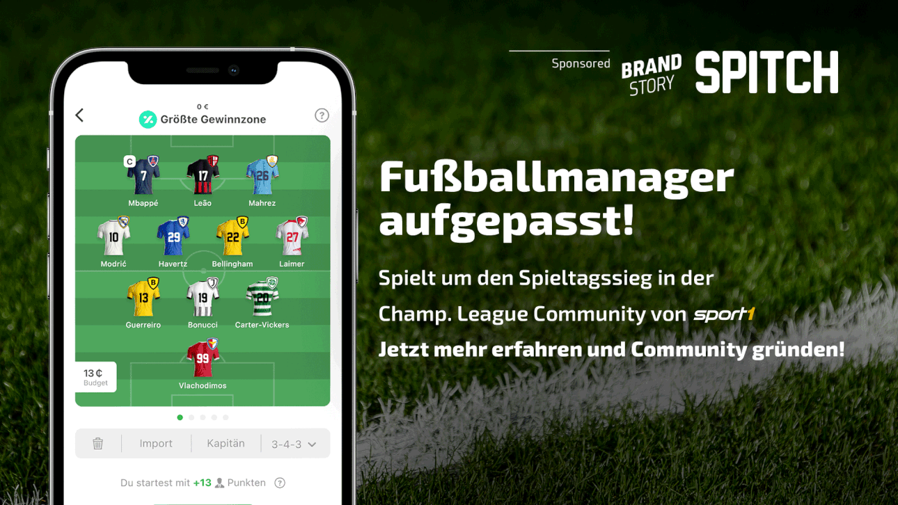 Erobere mit SPITCH die Champions League