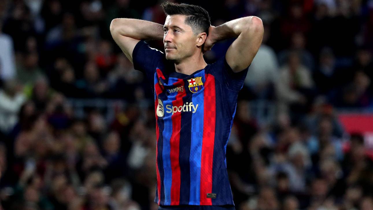 Obszöne Geste von Lewandowski?