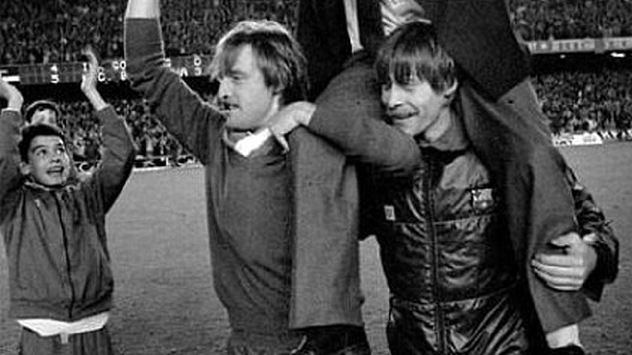 Pep Guardiola als Balljunge beim FC Barcelona