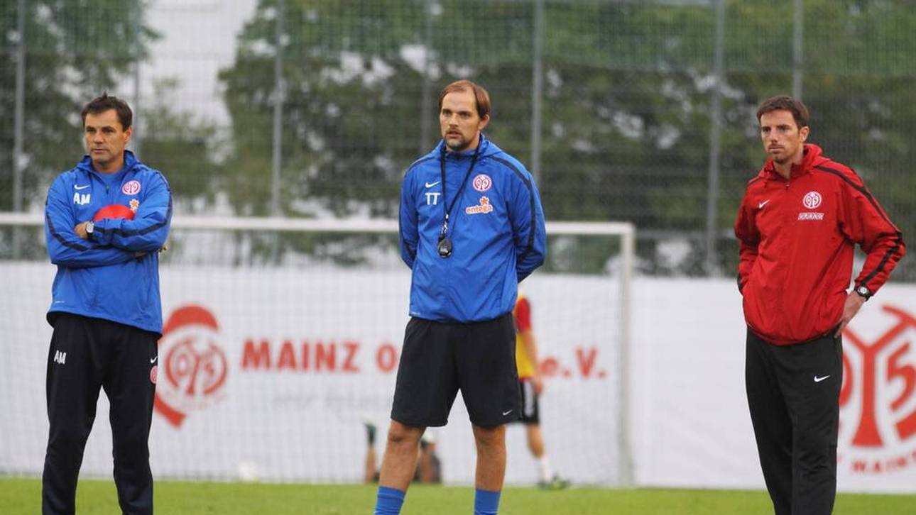 Bei Mainz 05 arbeitete Meikel Schönweitz (r.) mit Thomas Tuchel zusammen