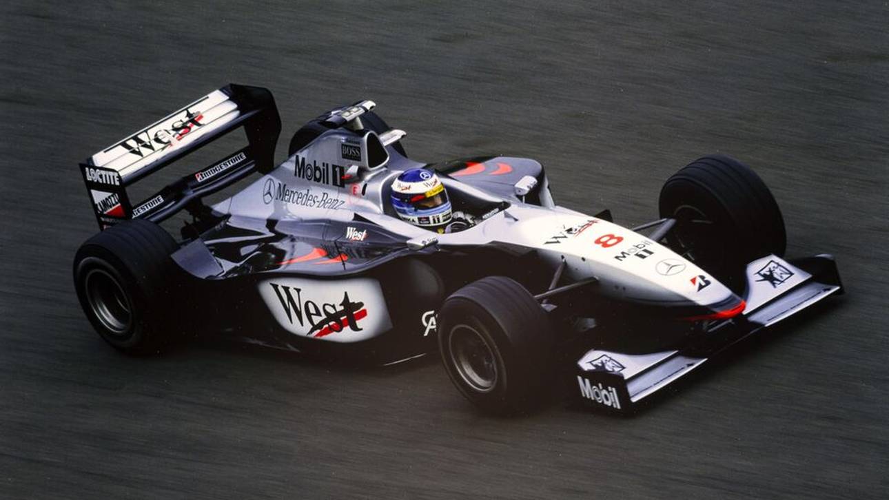 Der McLaren MP4-13 Mercedes aus dem Jahr 1998 von Mika Häkkinen