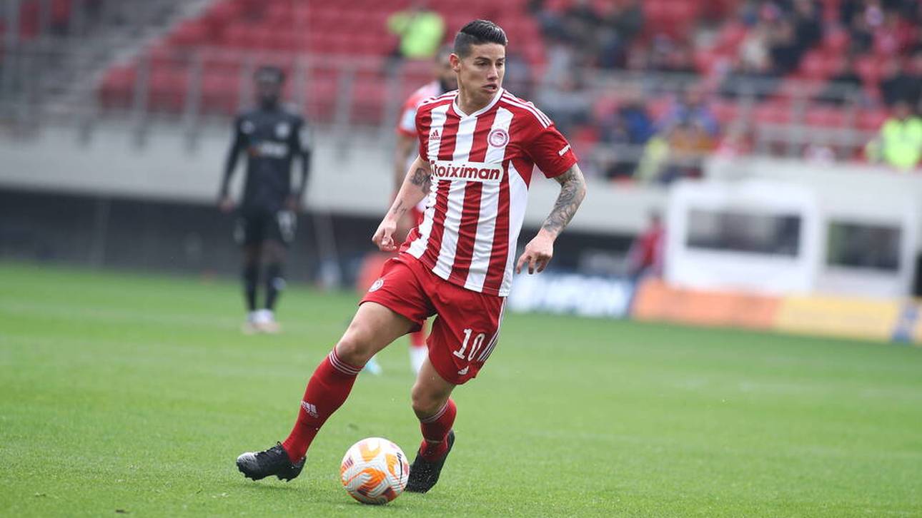 James Rodriguez verzückt Olympiakos