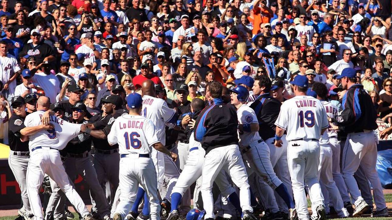 Massenschlägerei bei MLB-Spiel