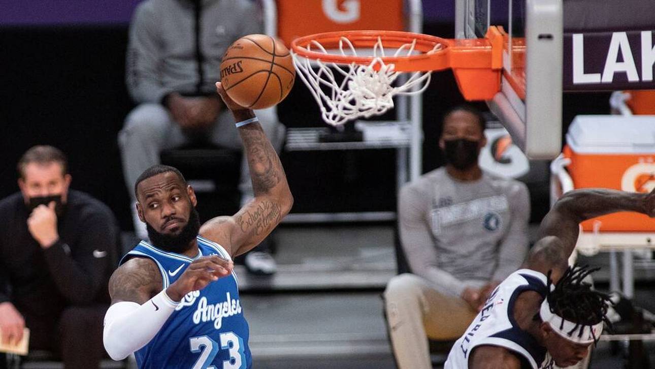 LeBron-Gala bei Lakers-Sieg