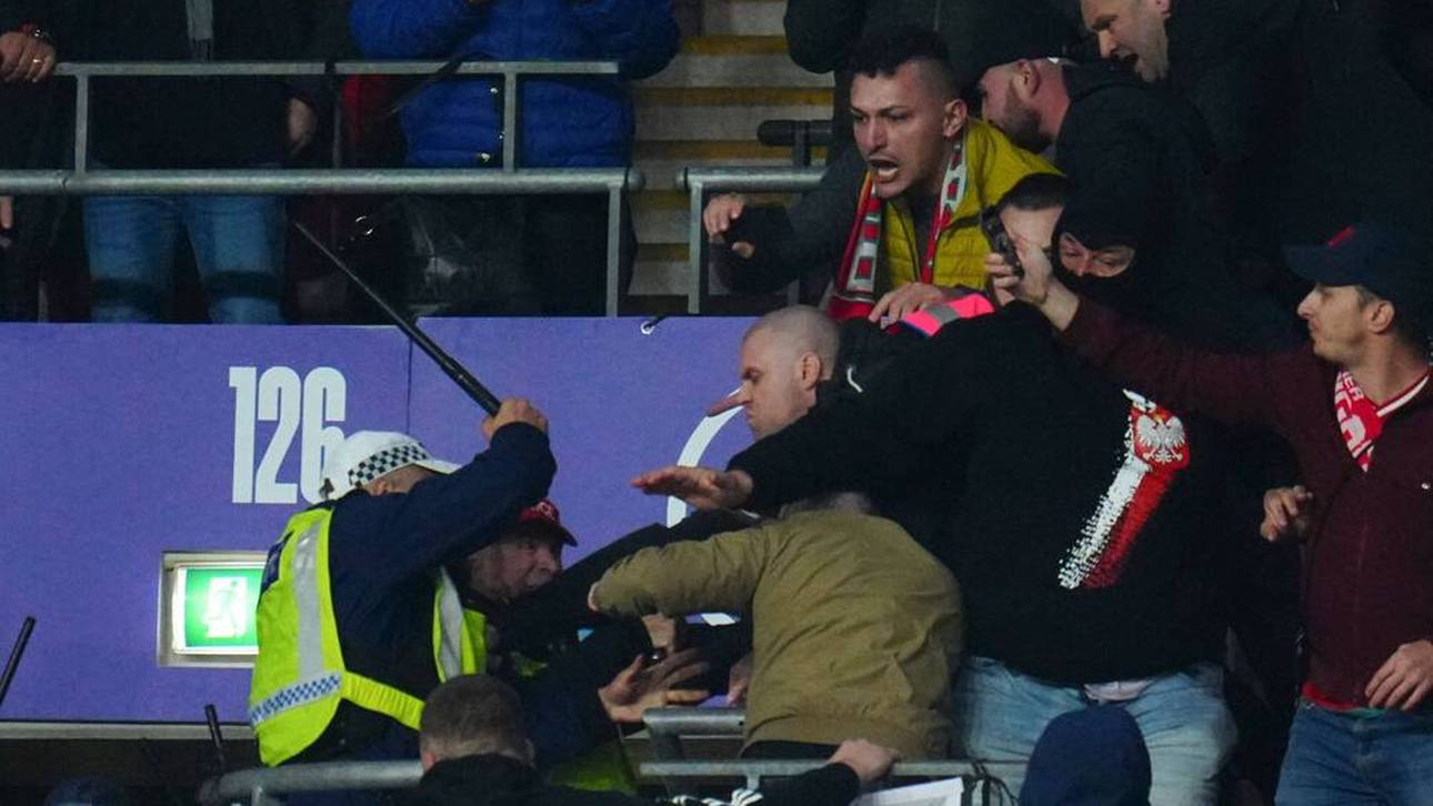 Hooligans prügeln bei England-Remis