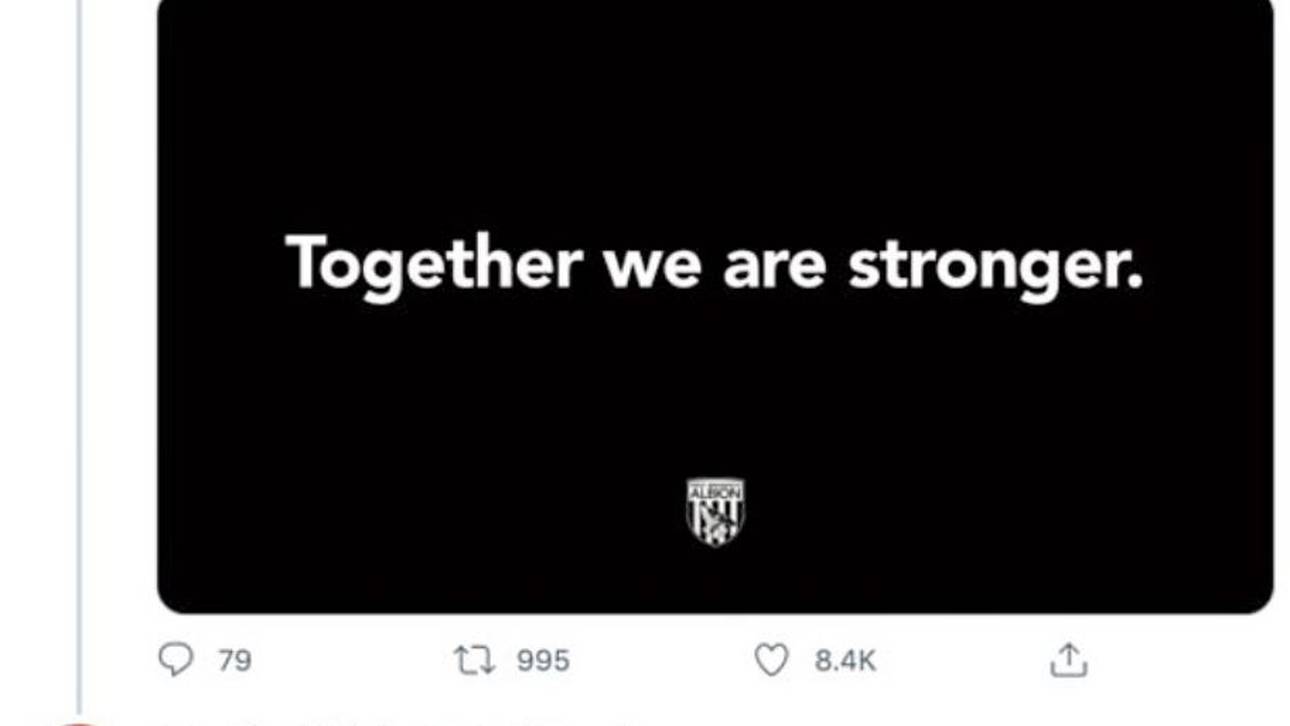 West Bromwich geht konsequent mit einem kritischen Kommentar eines Fans um