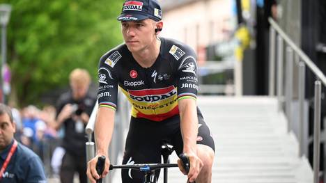 09-06-2024 Criterium Du Dauphine Libere; Tappa 08 Thones - Plateau Des Glieres; 2024, Soudal - Quick Step; Evenepoel, Remco; Thones; PUBLICATIONxNOTxINxITAxFRAxNED