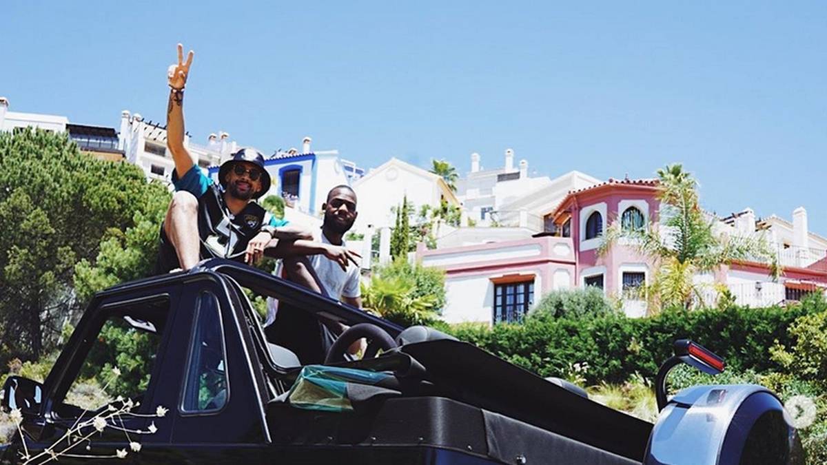 Karim Bellarabi mag es im Urlaub gerne spontan und parkt, wo er es gerade schön findet