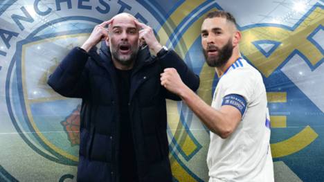 Halbfinal-Kracher in der Champions League! Manchester City empfängt Real Madrid zum ersten der zwei Schlagabtäusche. Pep Guardiola will erneut ins Endspiel - doch bei Real lauert Karim Benzema.