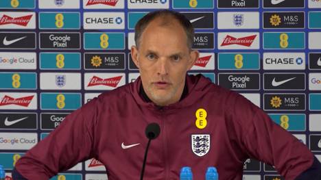 Englands Nationaltrainer Thomas Tuchel gibt ein Update zum Fitnesszustand von Bayern-Stürmer Harry Kane.