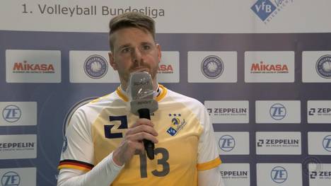 Dem VfB Friedrichshafen gelingt nach dem bitteren Pokalaus gegen Frankfurt die Revanche. Trotzdem hadert Libero Markus Steuerwald nach dem Spiel.
