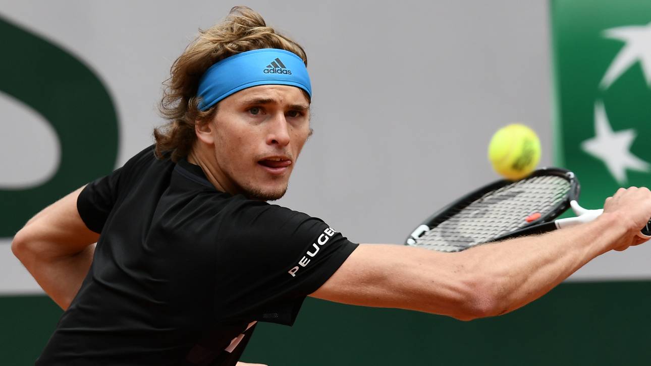 Zverev zittert sich in Runde zwei