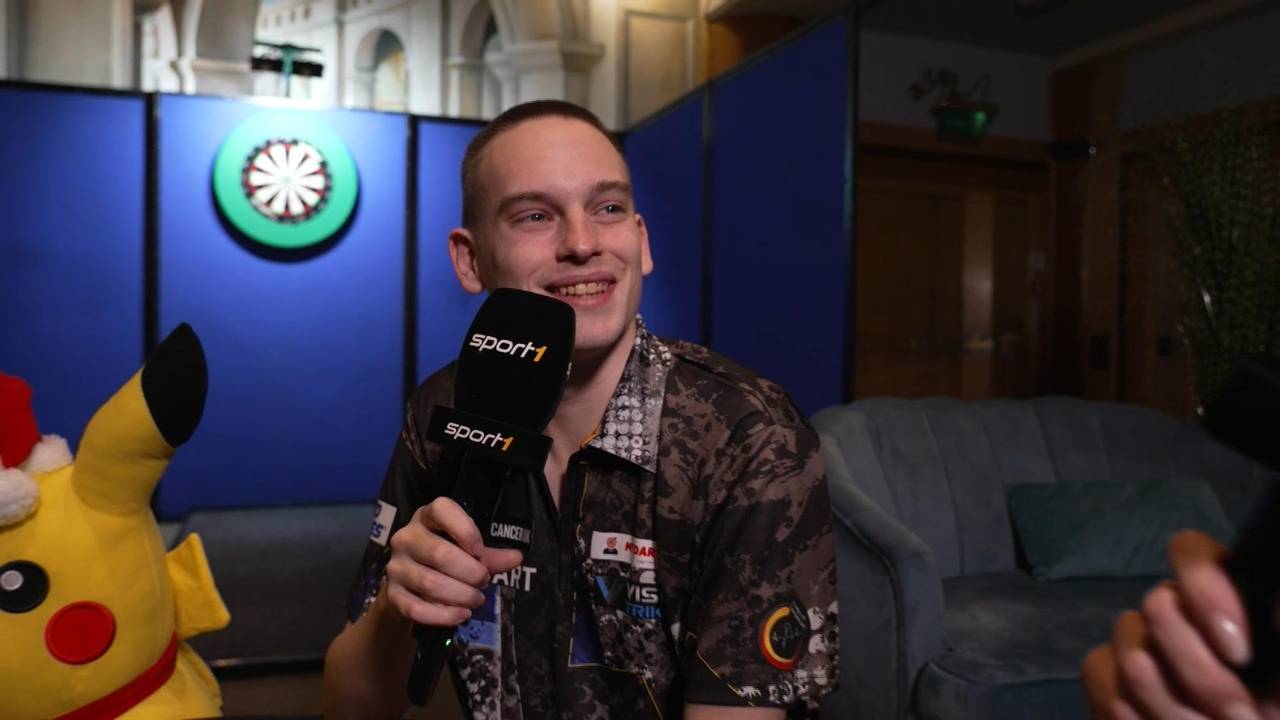 Darts WM 2024: Ricardo Pietreczko vor seinem Zweitrundenmatch gegen Callan Rydz