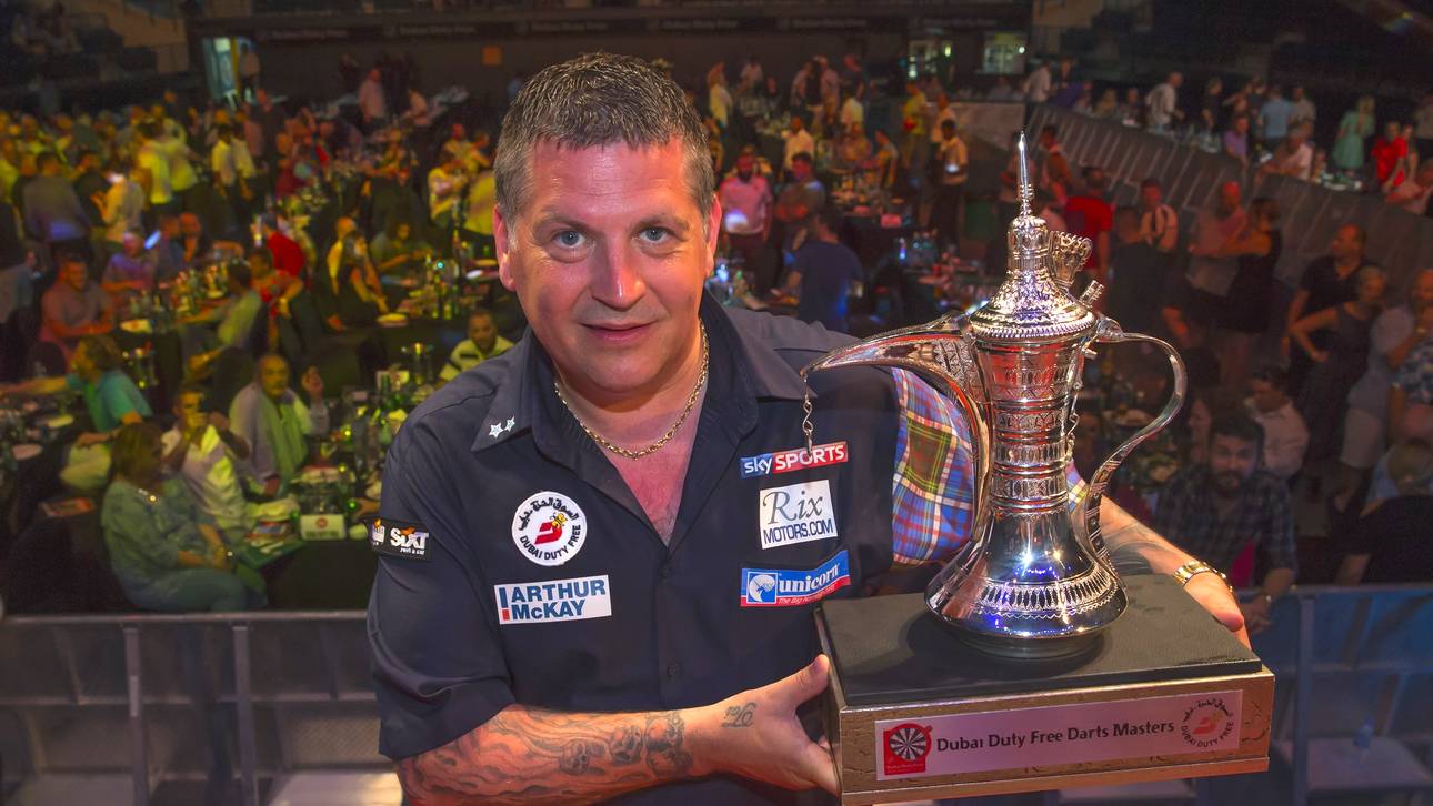 Gary Anderson sicherte sich erstmals die Trophäe beim Dubai Darts Masters