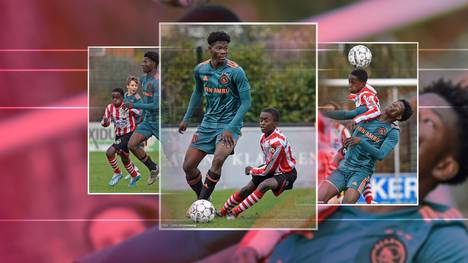 Das Foto von Ajax' U15-Talent David Easmon gegen Sparta Rotterdam ging um die Welt